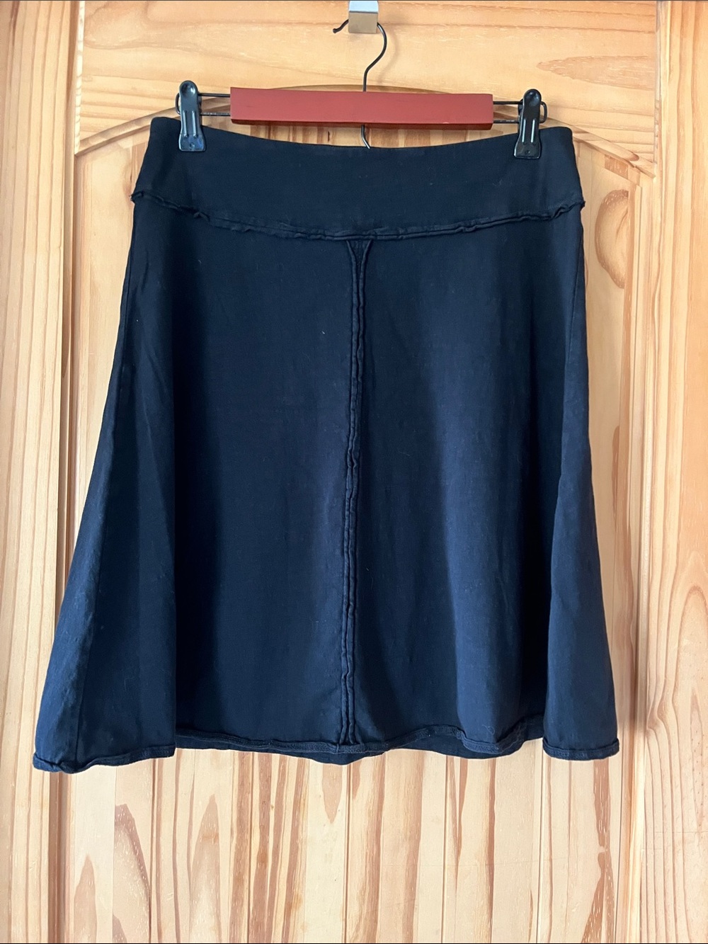 Prana Black A-Line Skirt